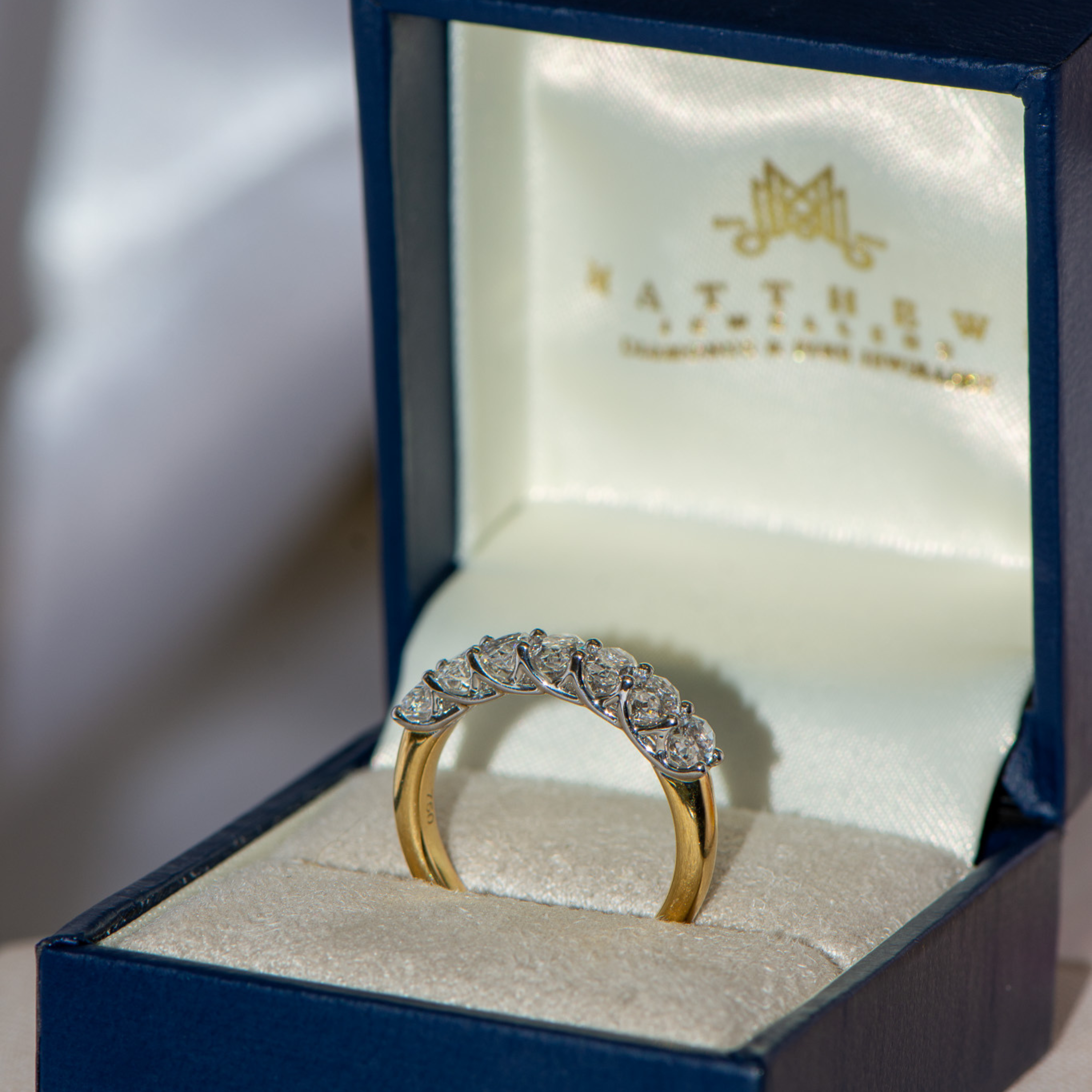 Helena | Oval Lab Grown Diamond Wedding Ring YG/WG | R2W
