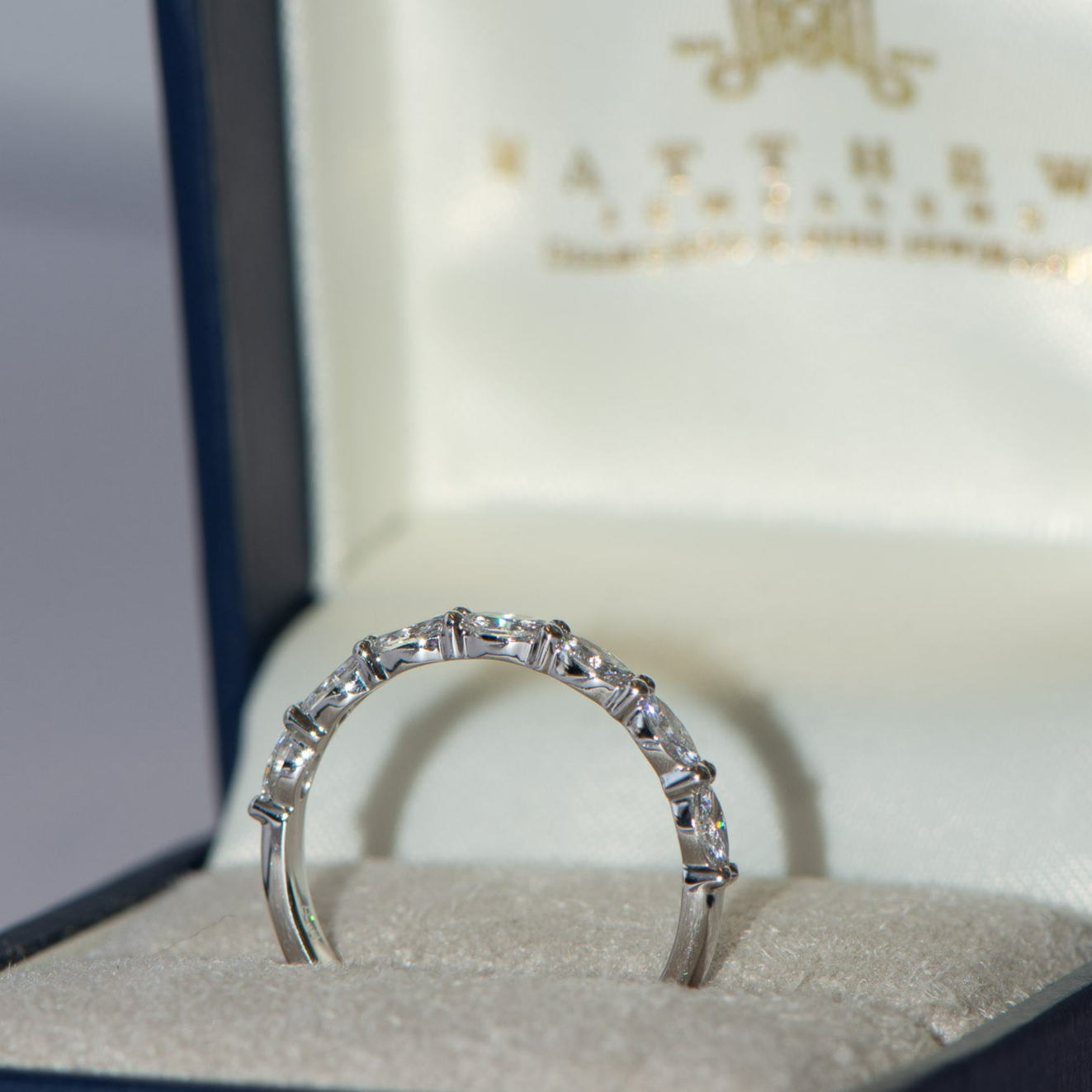 Freya | Marquise Diamond Wedding Ring Small | R2W
