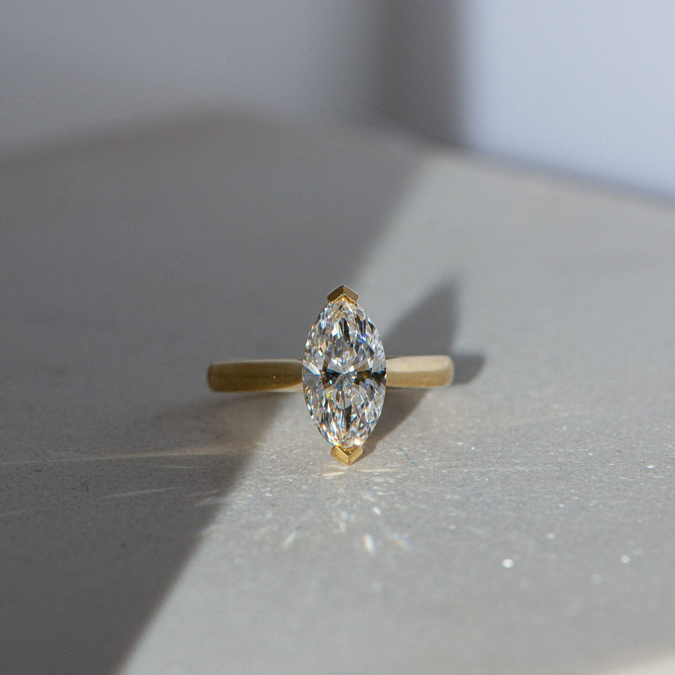 2.30ct Freya | Marquise Cut Diamond Engagement Ring