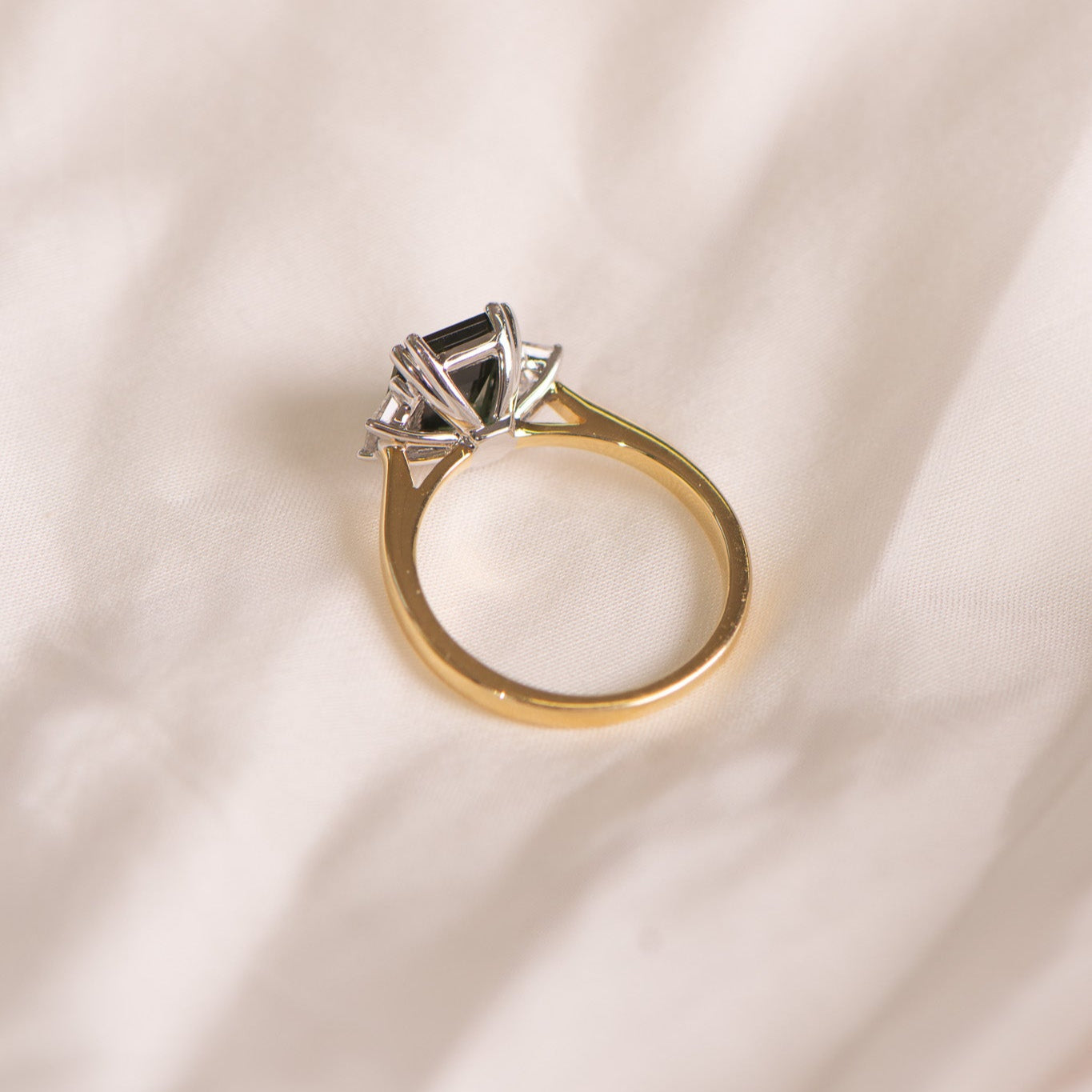 Sierra | Sapphire and Diamond Engagement Ring