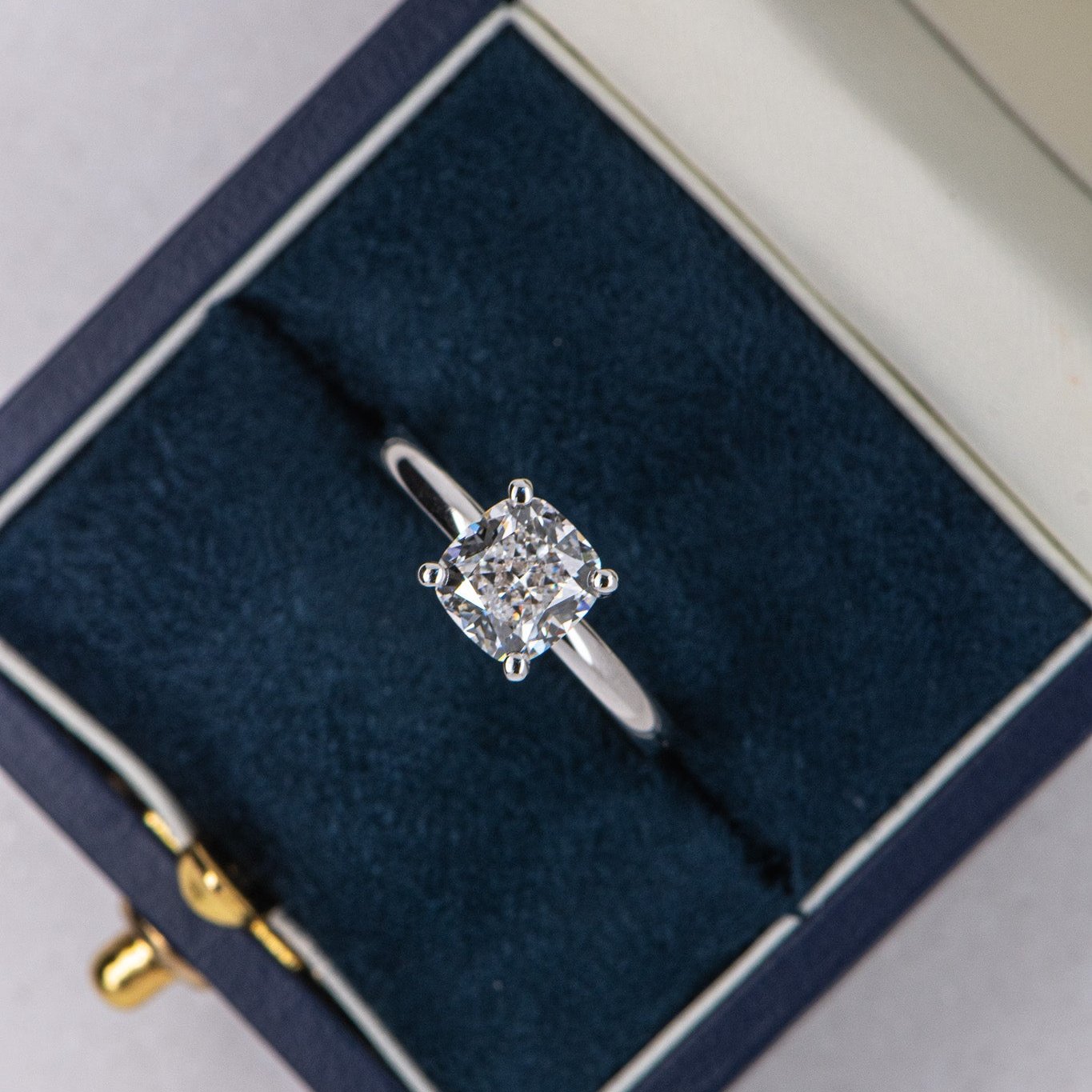 1.63ct Celine | Square Cushion Engagement Ring | R2W