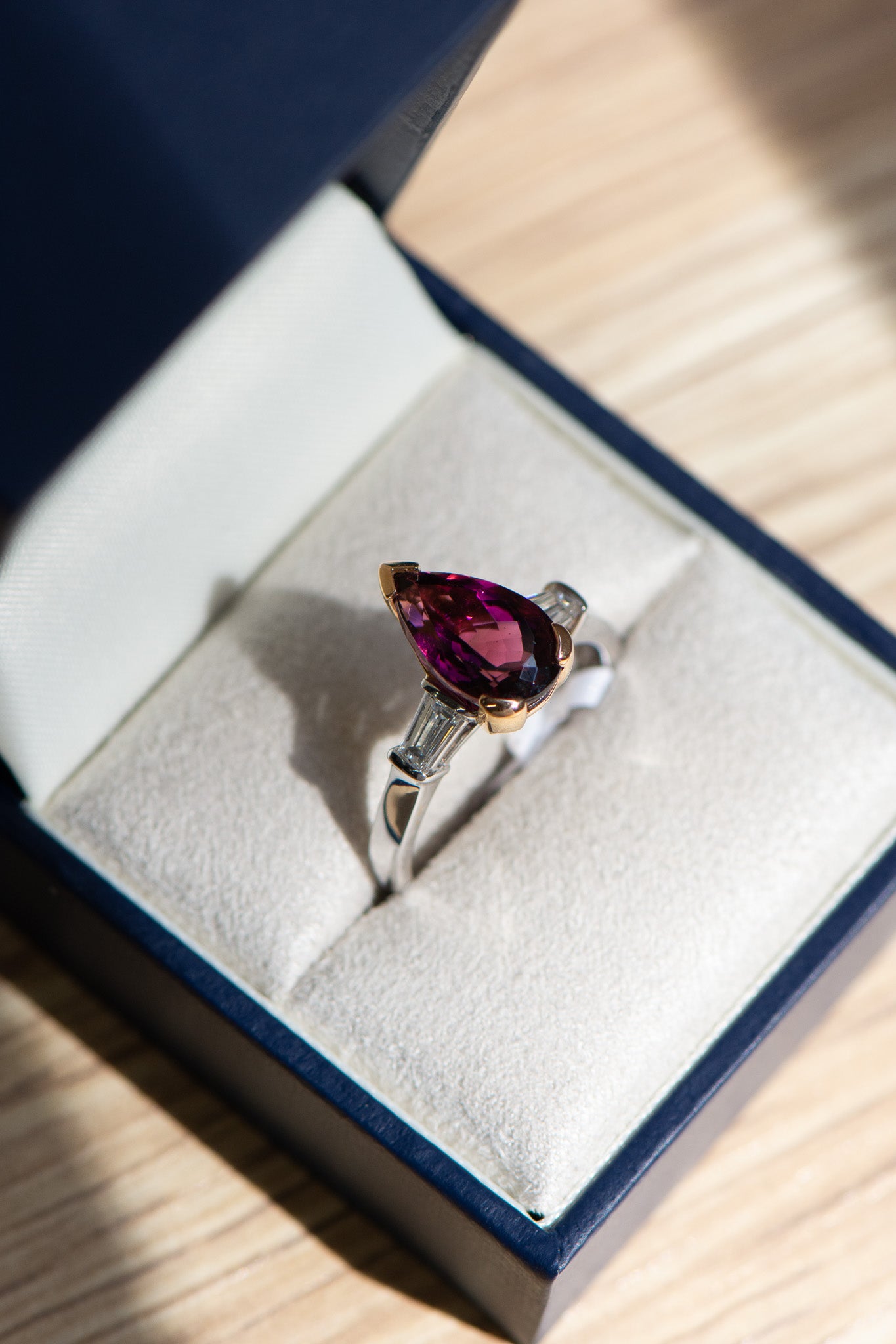 3.12ct Pink Tourmaline and Diamond Ring