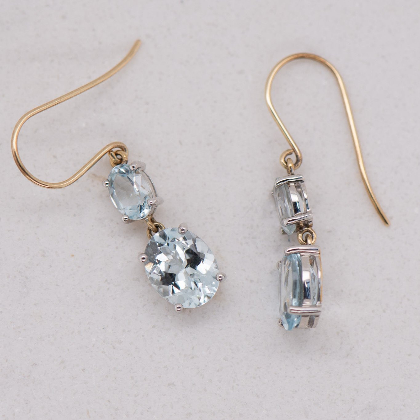 Aquamarine Drop Earrings