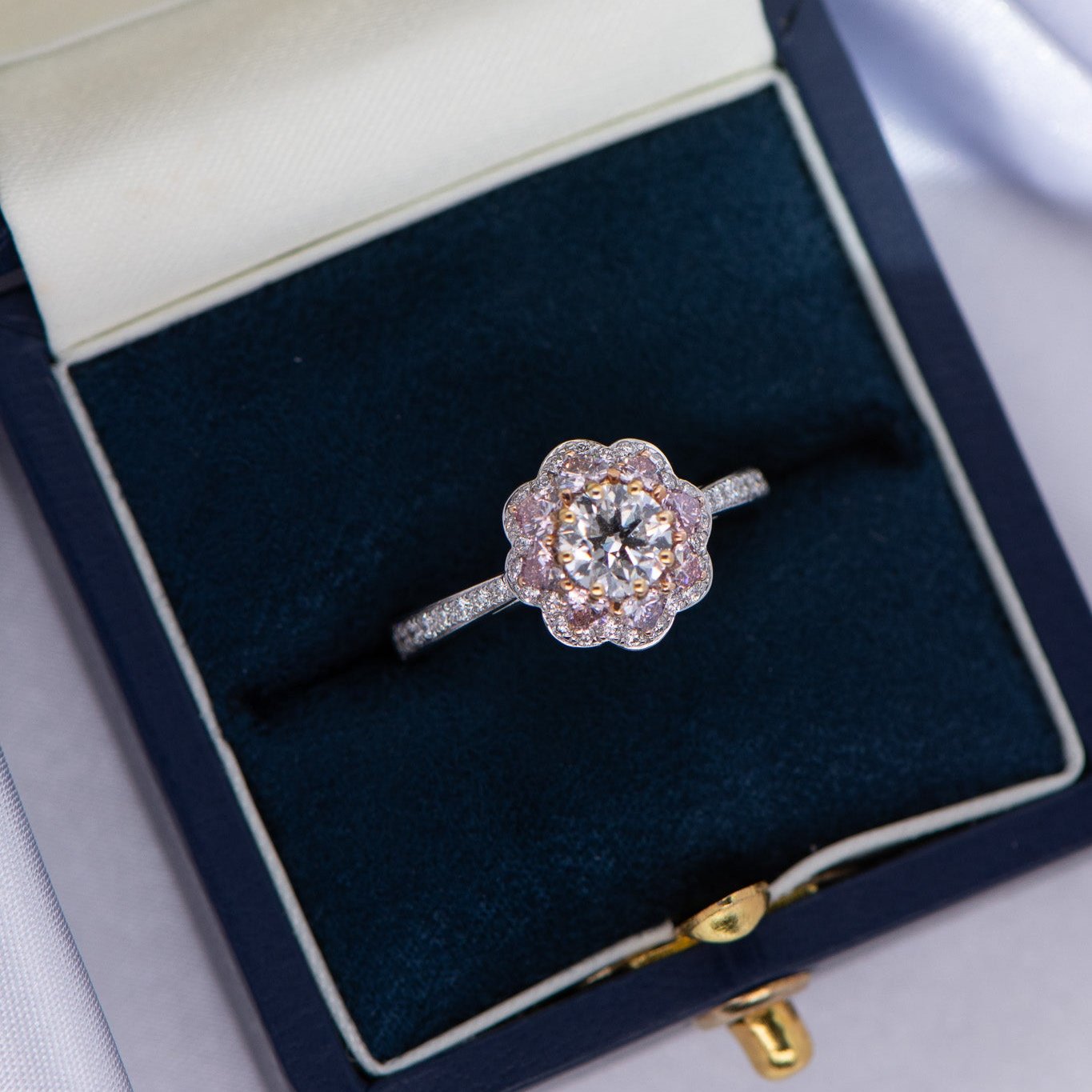 Argyle Pink Diamond Heart Ring