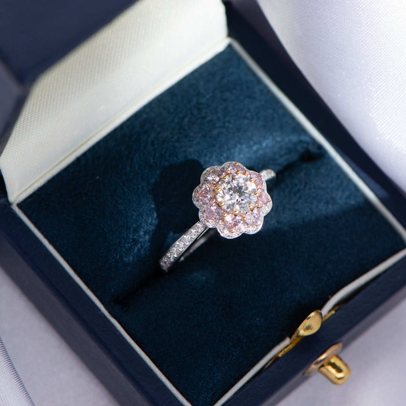 Argyle Pink Diamond Heart Ring