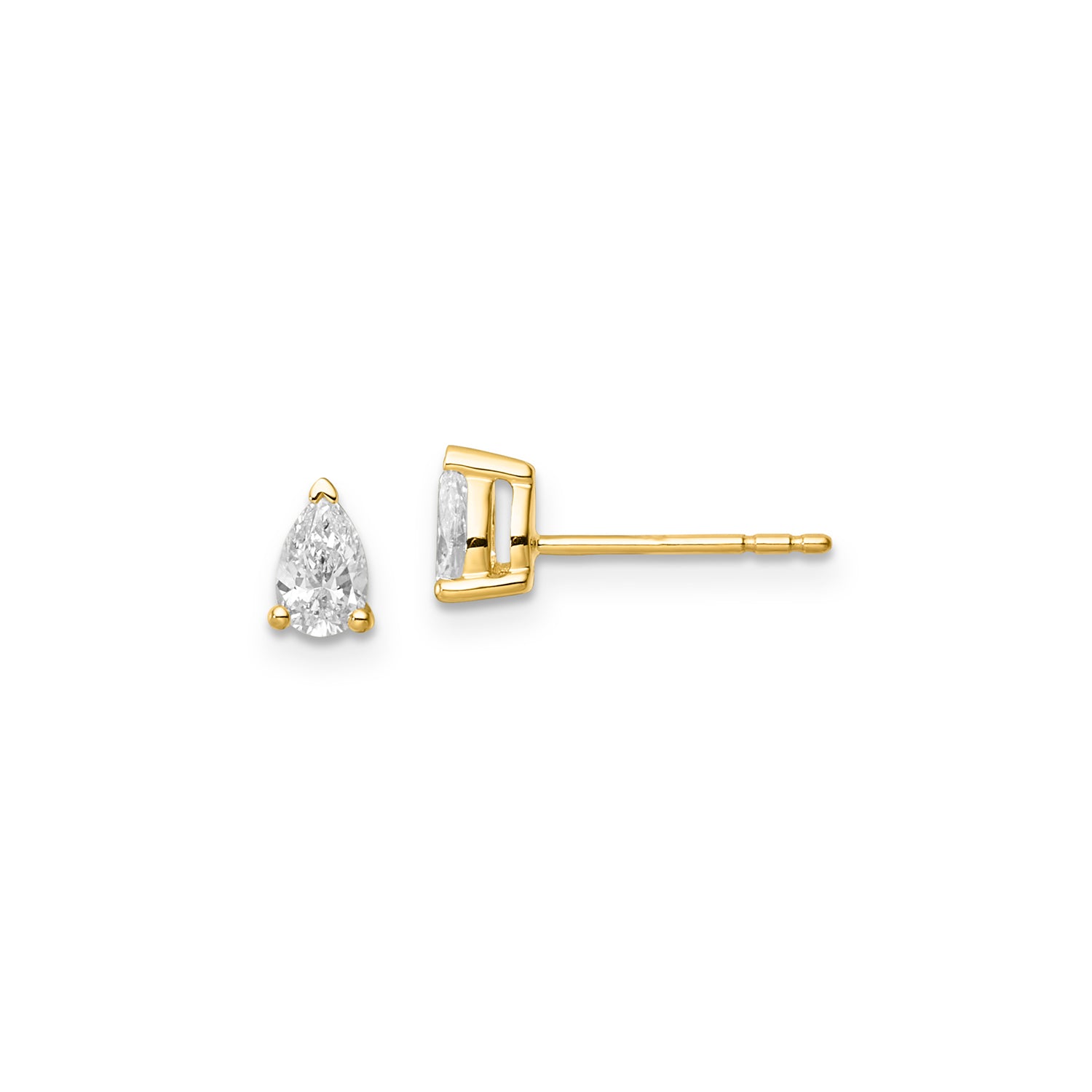 0.50ct Pear Diamond Studs