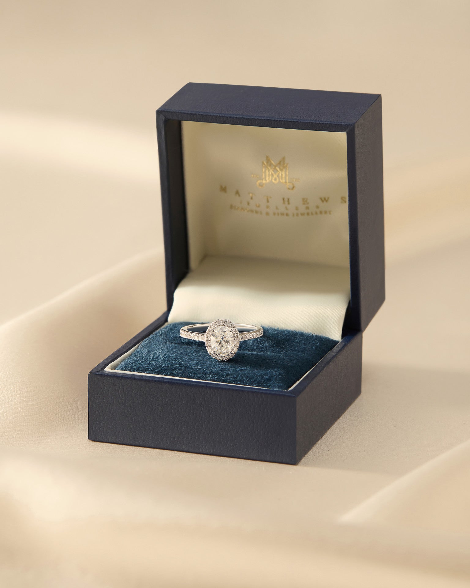 Helena Oval Solitaire Diamond Engagement Ring Matthews Jewellers