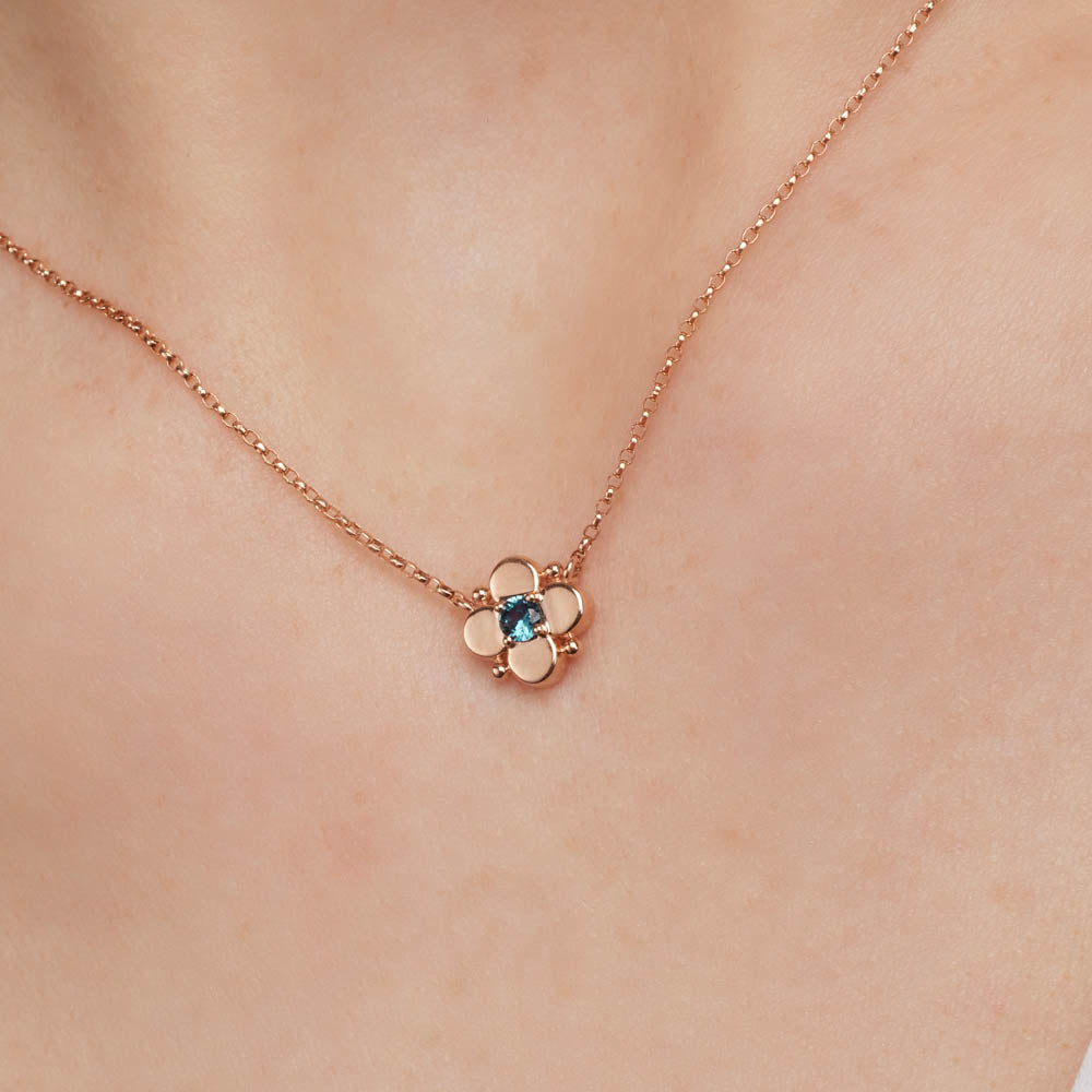 Sapphire Dreams Misty Necklace