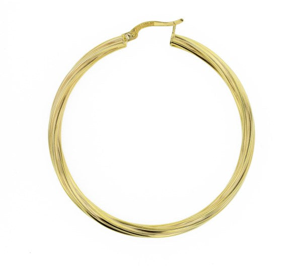 Twist Hoop Earrings