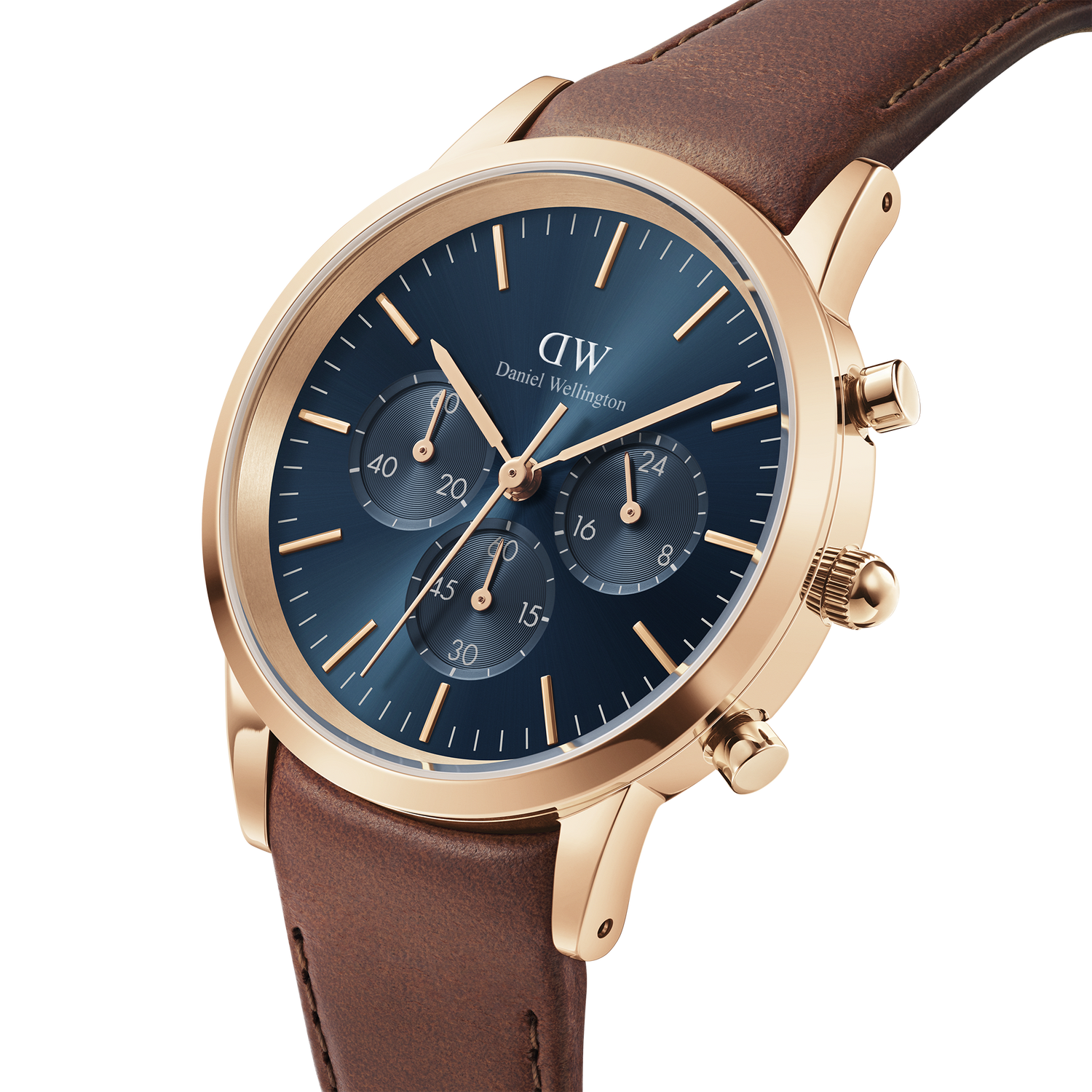 Daniel Wellington Iconic Chronograph St Mawes Arctic Rose Gold 42mm