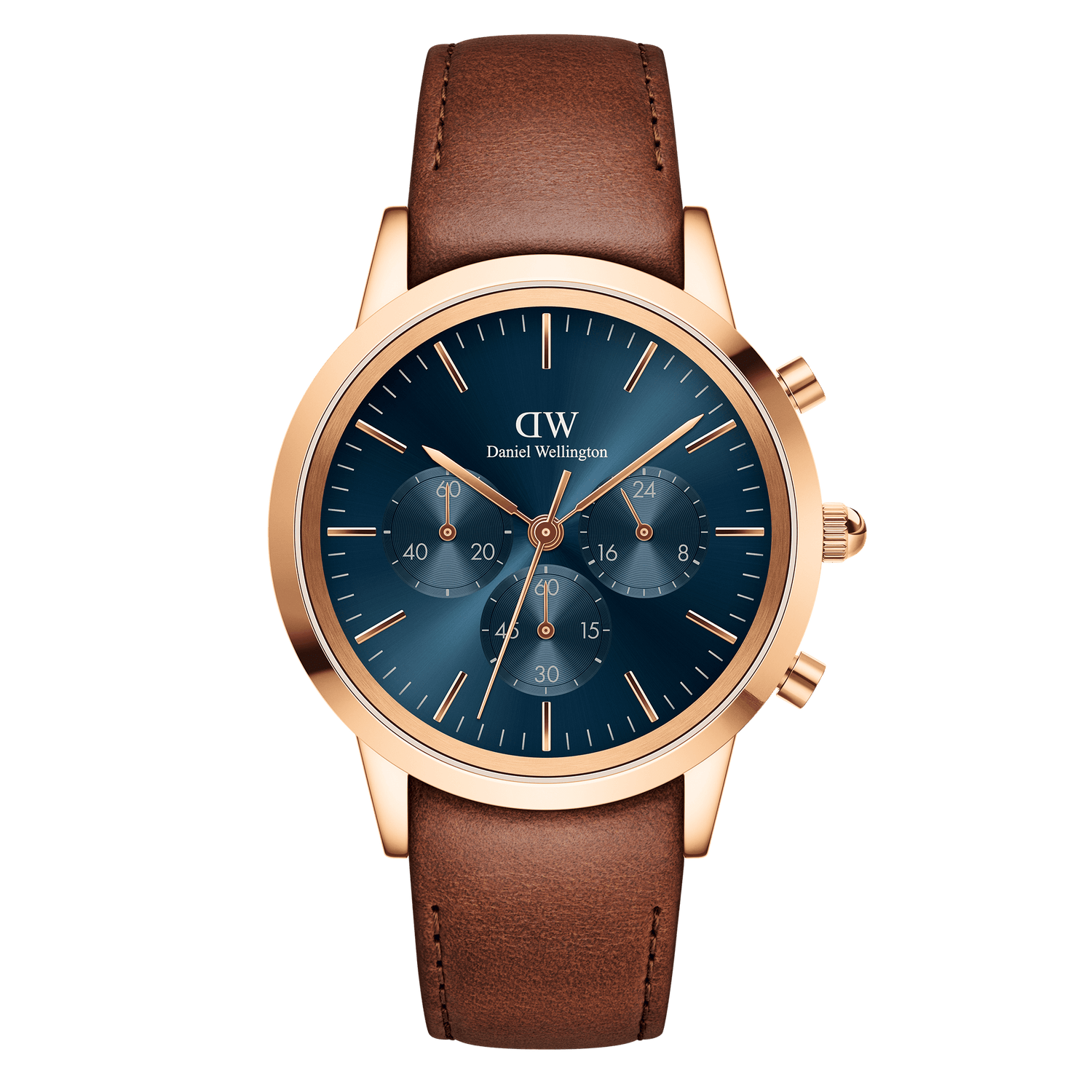 Daniel Wellington Iconic Chronograph St Mawes Arctic Rose Gold 42mm