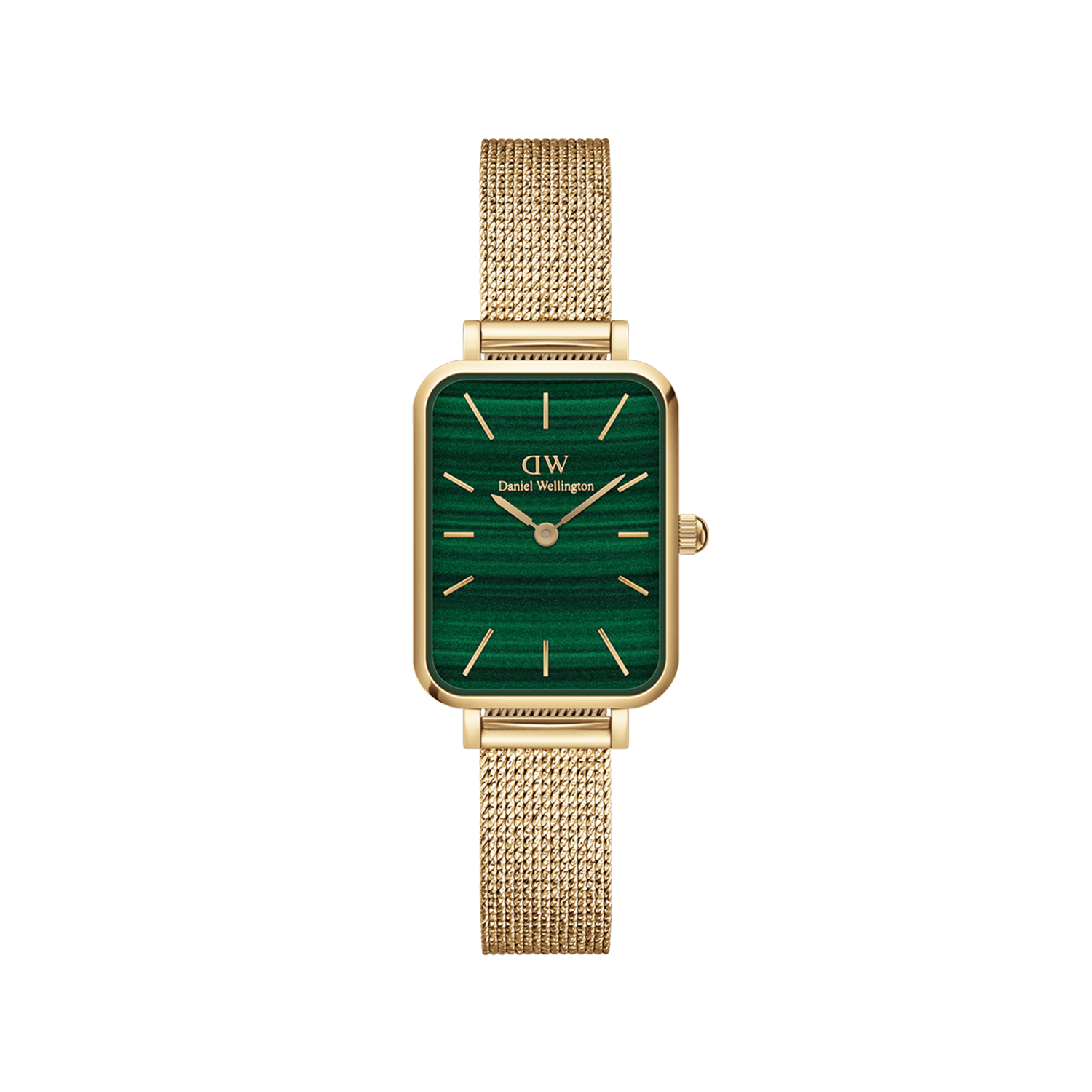 Daniel Wellington Quadro 20X26 Pressed Evergold Green Watch